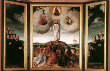Artworks in 150 Subjects Painting - The Transfiguration of Christ religion Gerard David